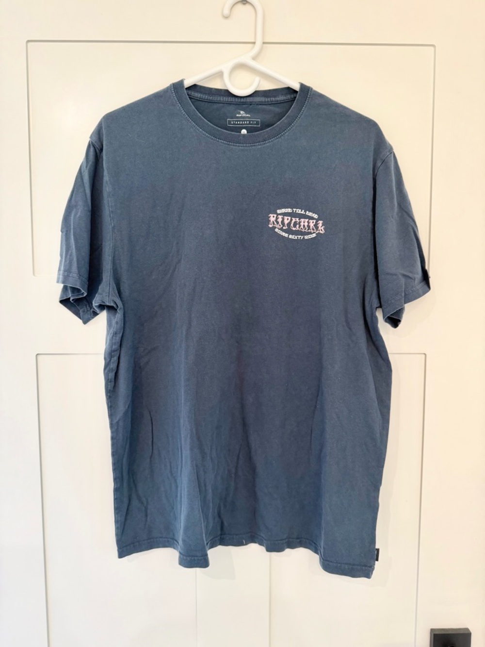 🌻3/$25 Rip Curl Men's Washed Blue Short Sleeve Graphic Tee